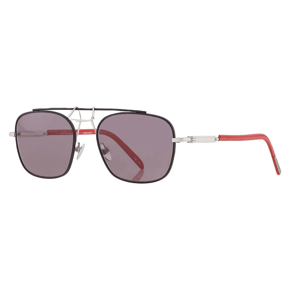 Calvin Klein Grey Pilot Men`s Sunglasses CKNYC1810S 001 52 CKNYC1810S 001 52