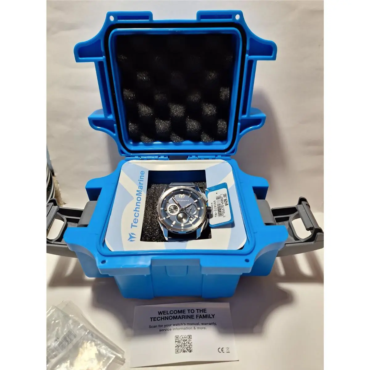 Technomarine Ocean Nomad Mens Chronograph Watch Blue Band