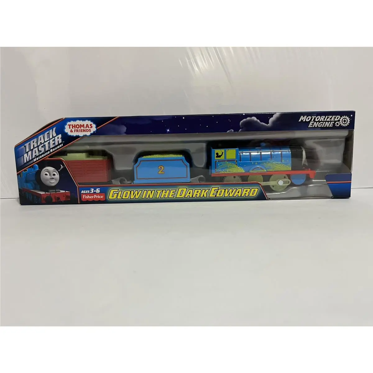 Thomas Friends 2016 Trackmaster Glow in The Dark Edward Train Engine Seale