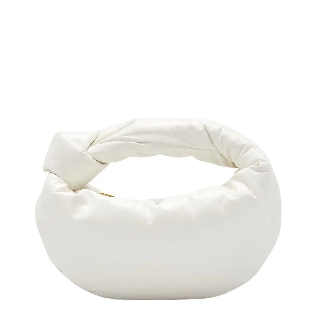 Bottega Veneta Mini Jodie Leather Shoulder Bag Women`s White