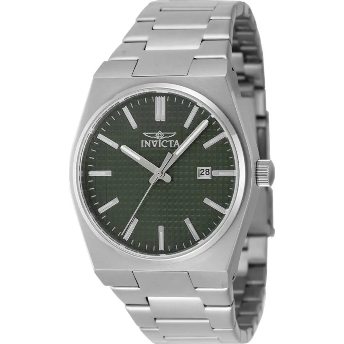 Invicta Men`s 48392 Speedway Quartz 3 Hand Green Dial Watch