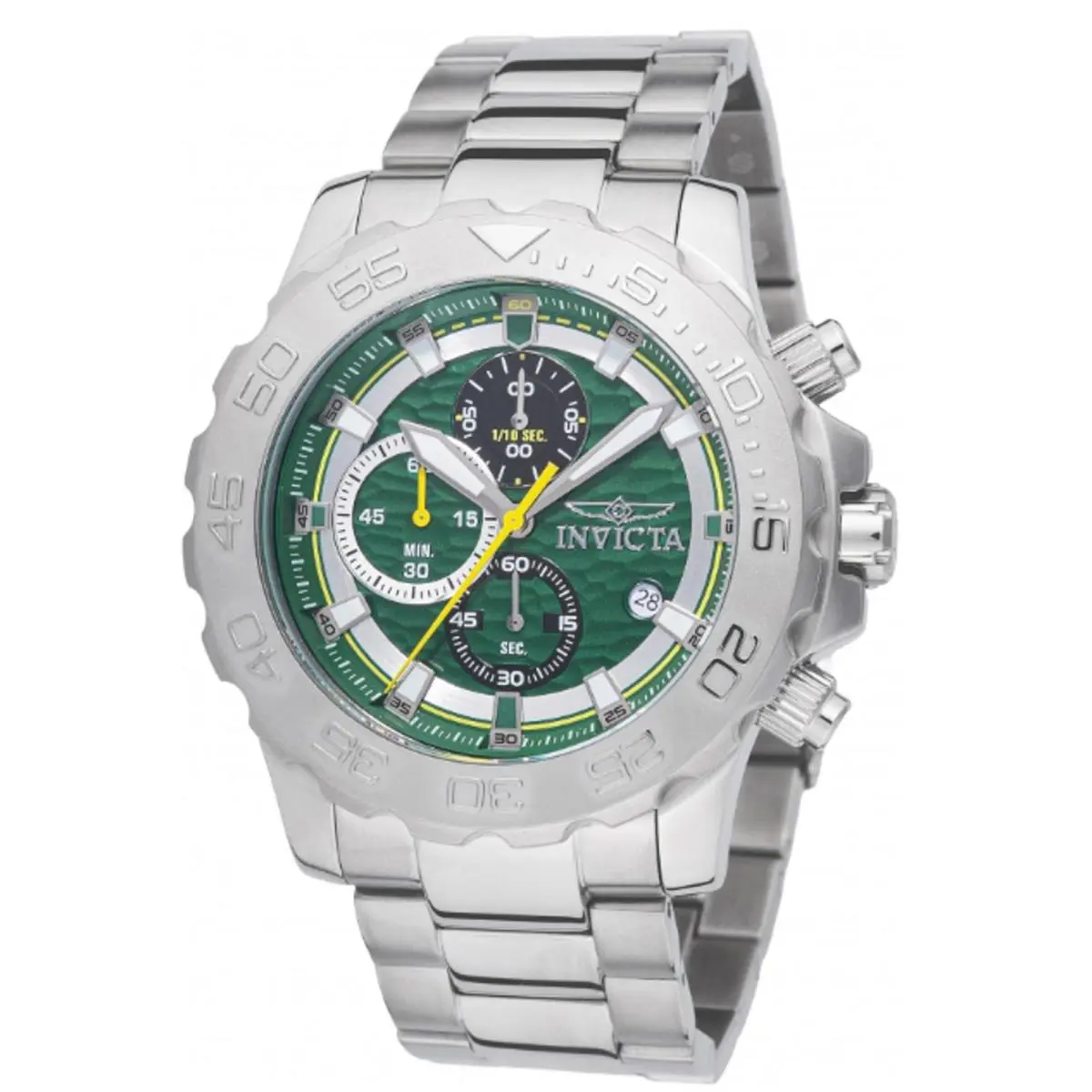 Invicta Pro Diver Men`s Watch - Isize Technology - 54mm Silver 50245