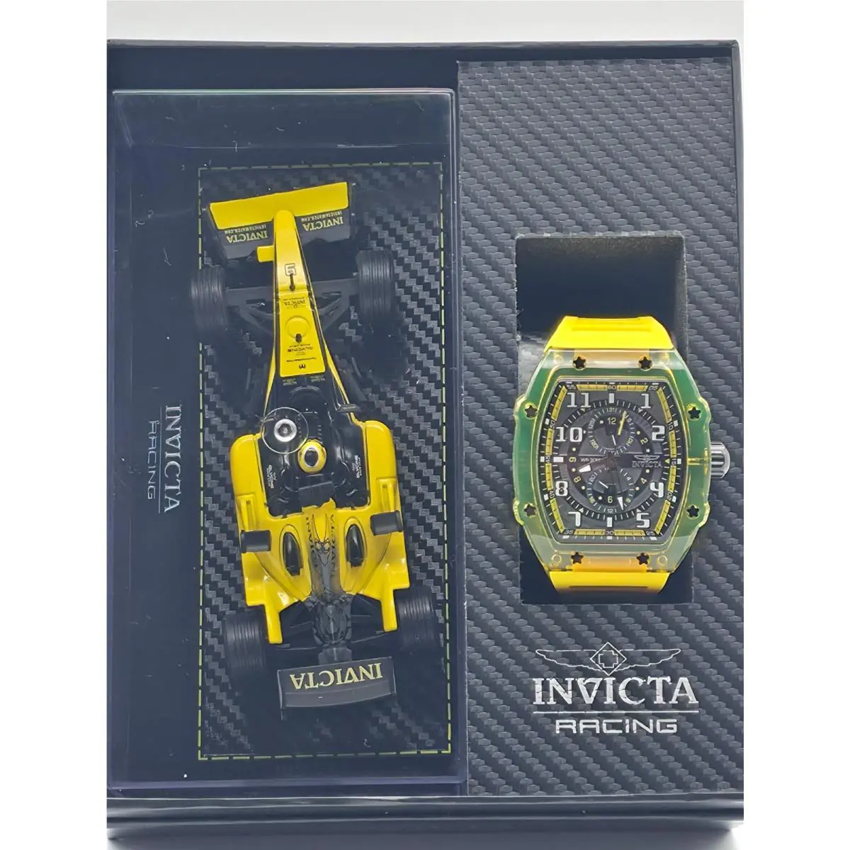 Invicta Special Edition Racing Car w/ Invicta 48mm Watch 48721 Bundle