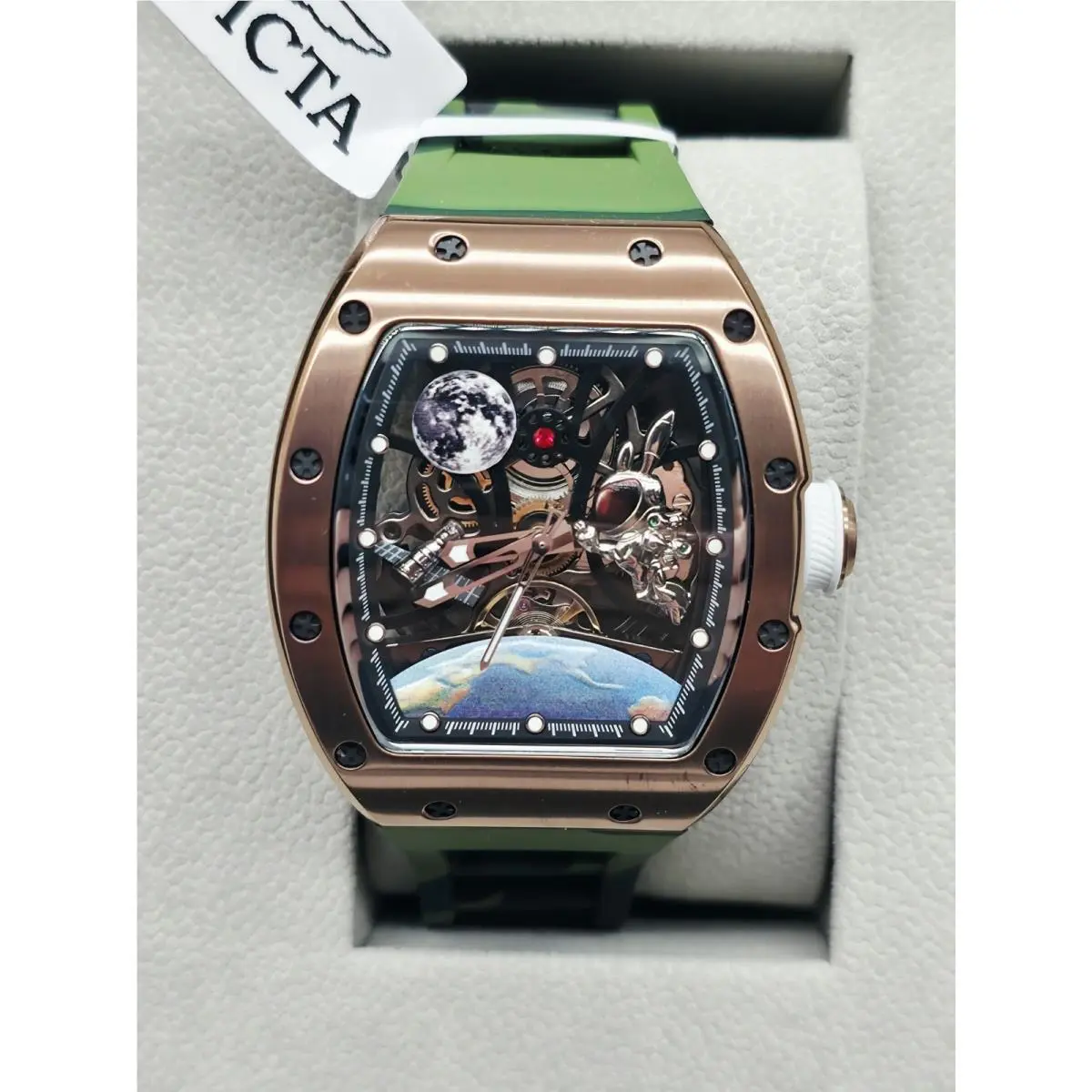 S1Rally Interstellar Automatic Men`s Watch w/ Skeleton Dial 44mm 69526 by Invicta