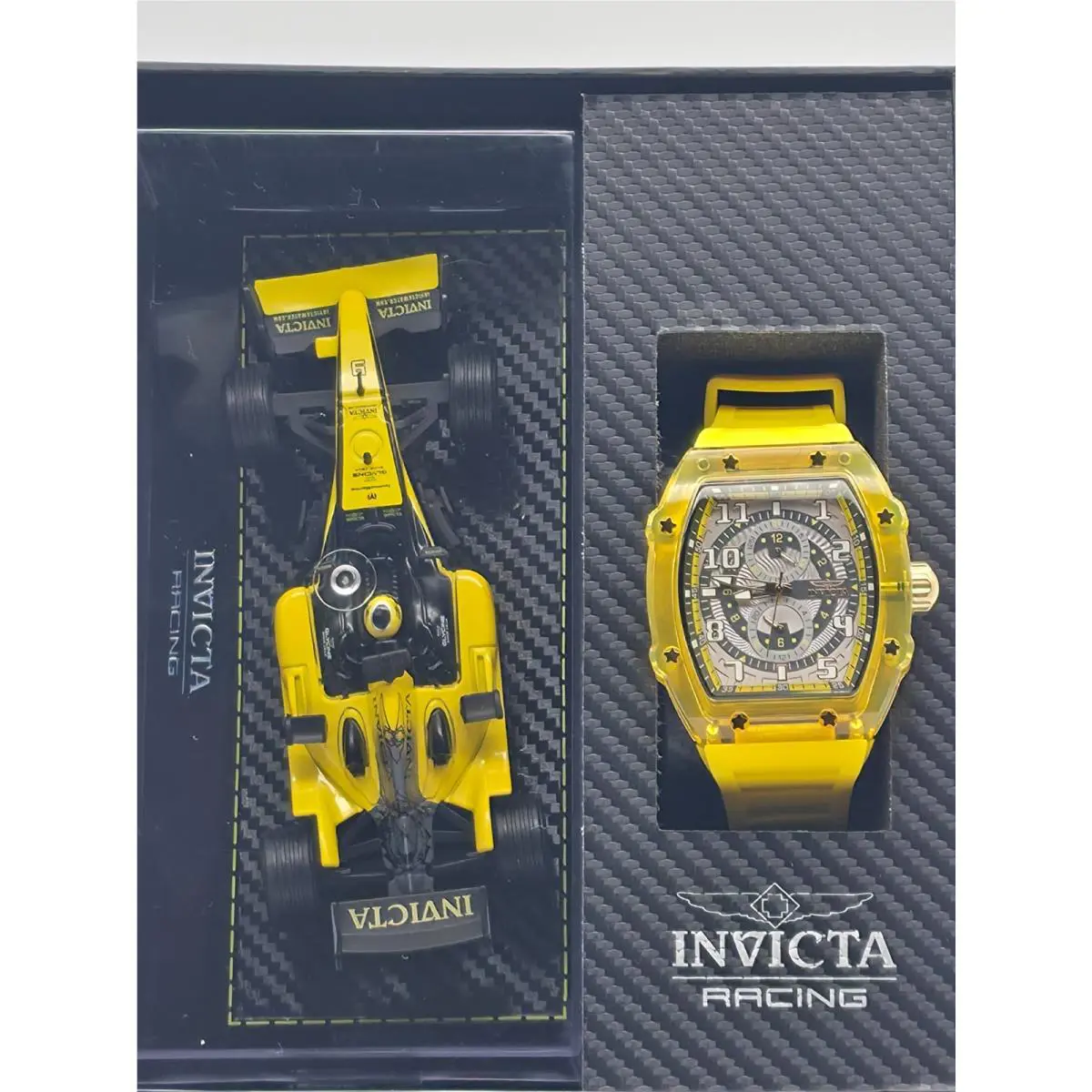 Invicta Special Edition Racing Car w/ Invicta 48.mm Watch 48714 Bundle
