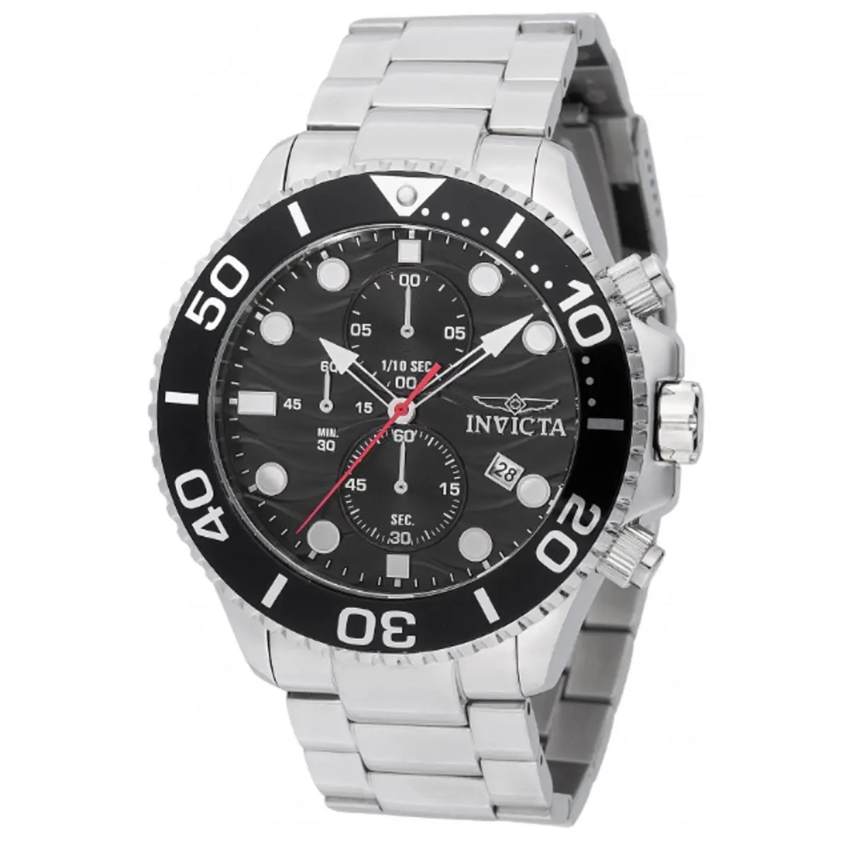 Invicta Pro Diver Men`s Watch - Isize Technology - 53mm Silver 50221