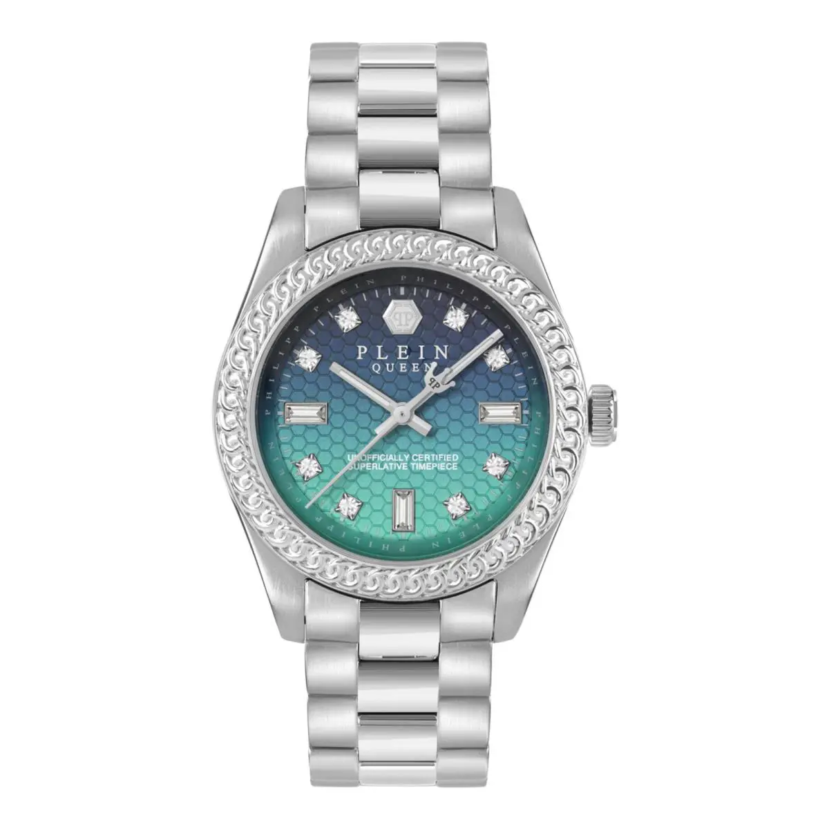 Philipp Plein Womens Stainless Steel 36mm Bracelet Fashion Watch