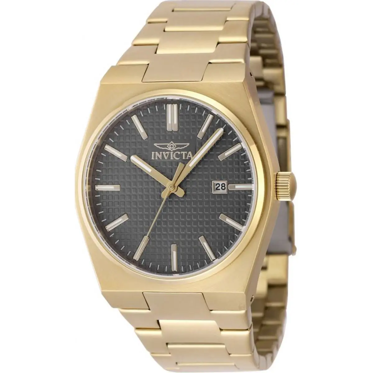 Invicta Men`s 48397 Speedway Quartz 3 Hand Charcoal Dial Watch