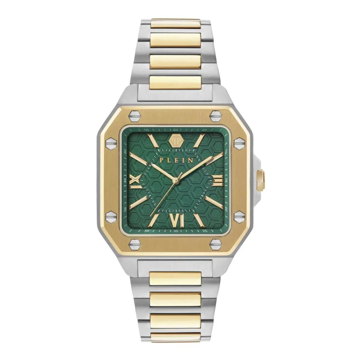 Philipp Plein Mens Two Tone 42mm Bracelet Fashion Watch