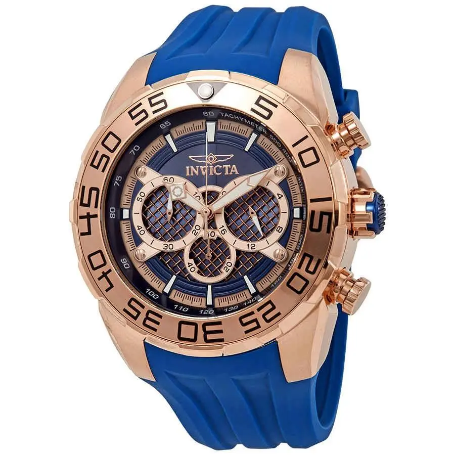 Invicta Speedway Chronograph Blue Dial Men`s Watch 26305