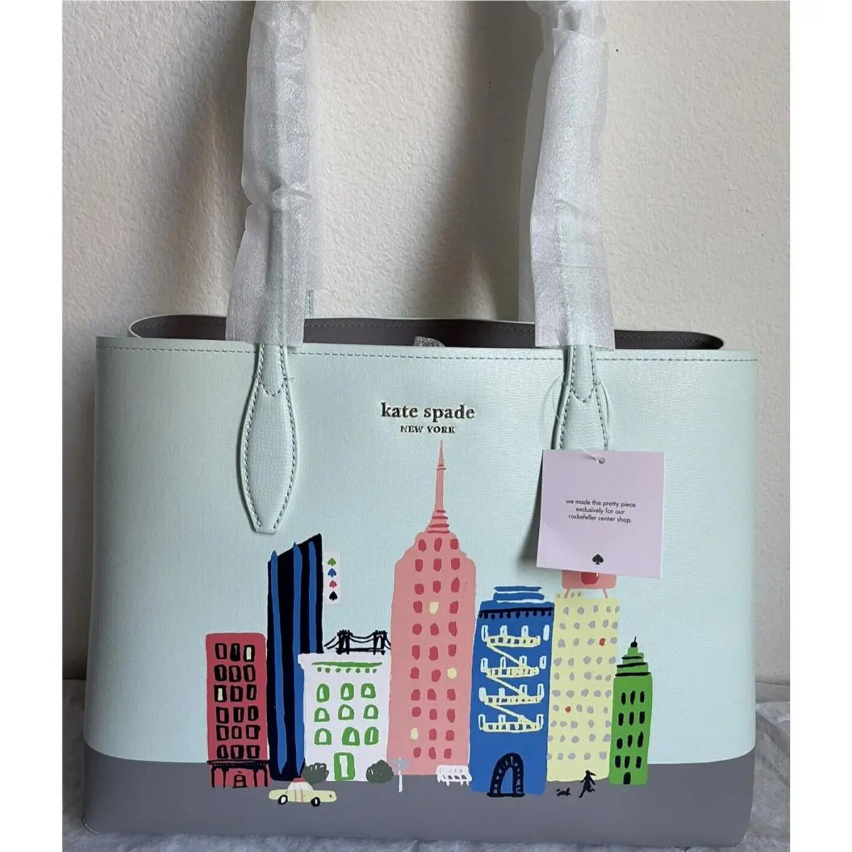 Kate Spade Rock Center Large Tote Bag with Attached Zip Pouch PXR00446-1