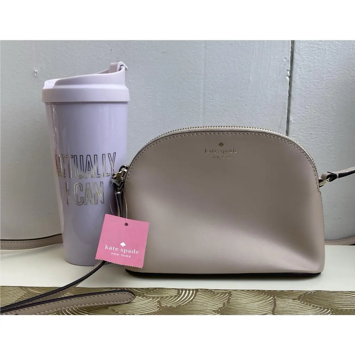 Kate Spade Kali Crossbody Tan Beige Bag