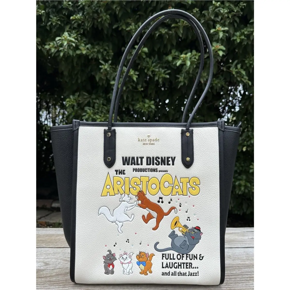 Disney x Kate Spade New York Aristocats Ella North South Tote Bag Purse Rare New