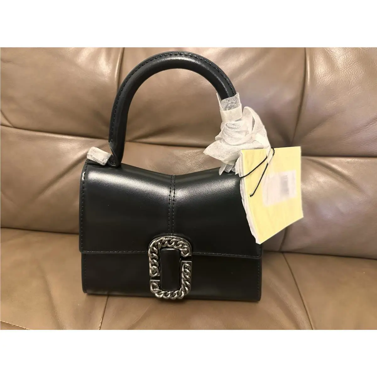 Marc Jacobs 2P3HSC004H01 Black W/silver Hardware Womens Mini Handle Shoulder Bag