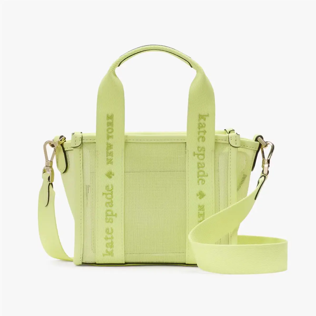 Kate Spade New York Kip Mesh Mini Tote in Melon Rind