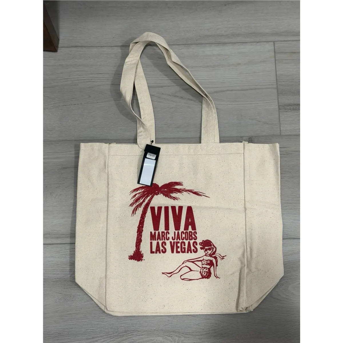 Marc Jacobs Canvas Tote Bag Viva Las Vegas