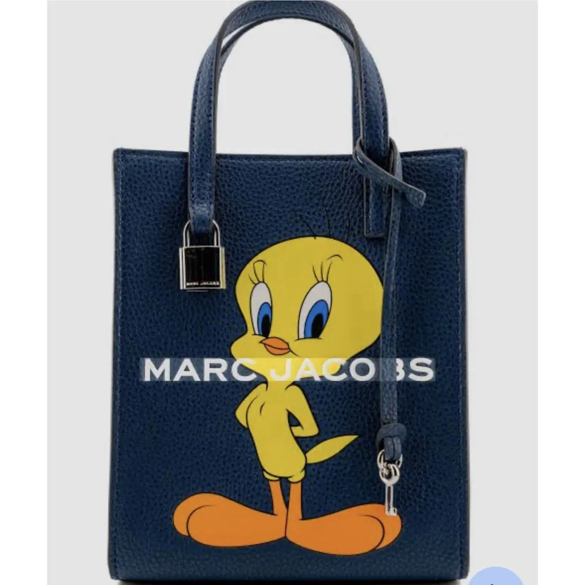 Marc Jacobs Small Bag with Tweety Blue. Detachable Strap