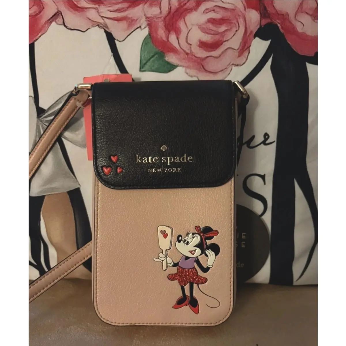 Nwt- Kate Spade X Disney Minnie Mouse Phone Crossbody Limited Edition