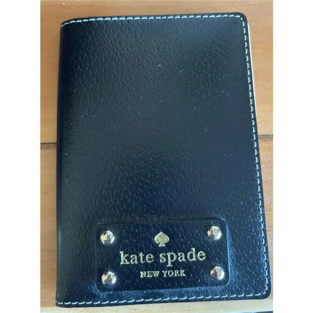 Kate Spade York Black Passport Wallet Case