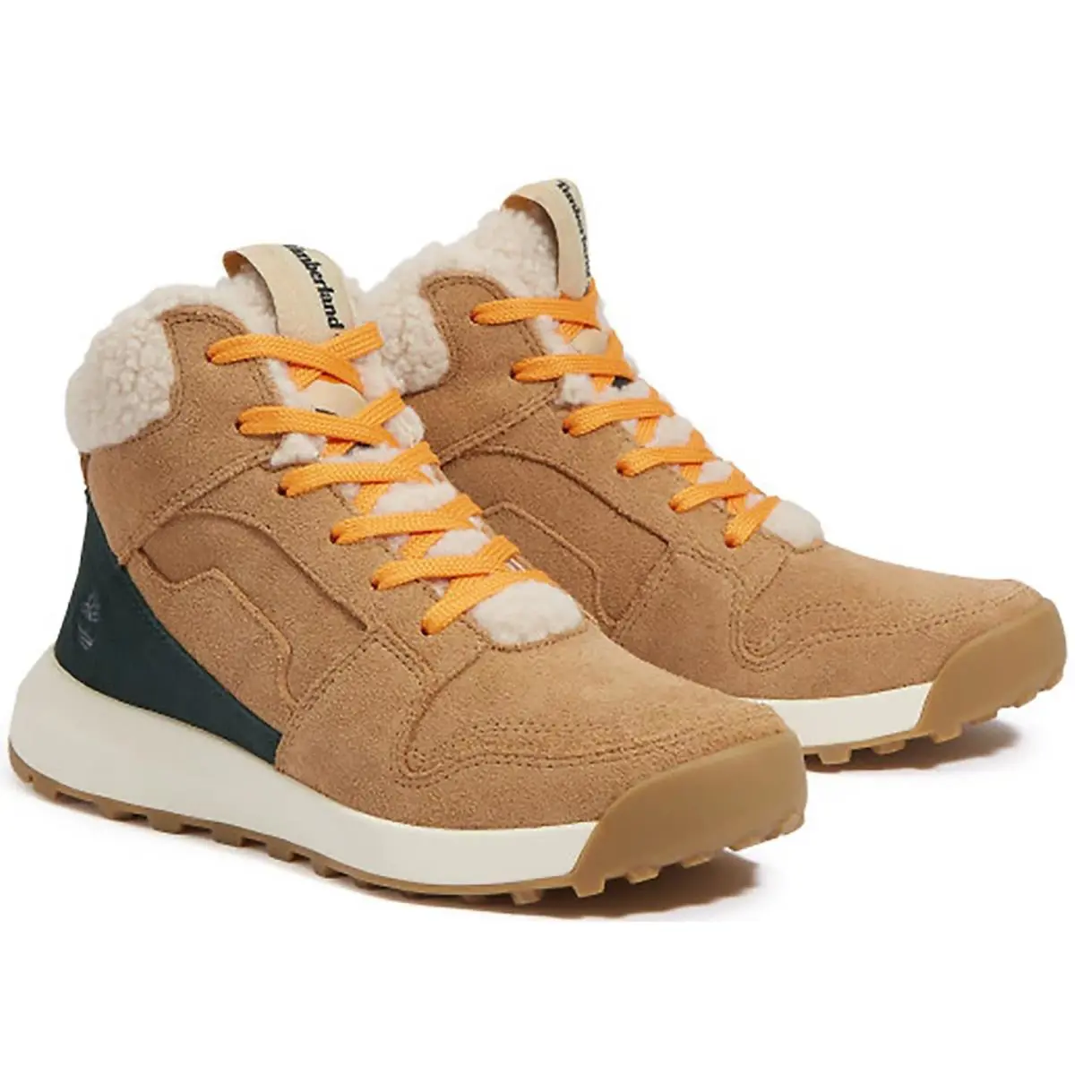 Timberland Retro Swift Sherpa Suede Khaki Women’s 8.5 9.5 - Beige