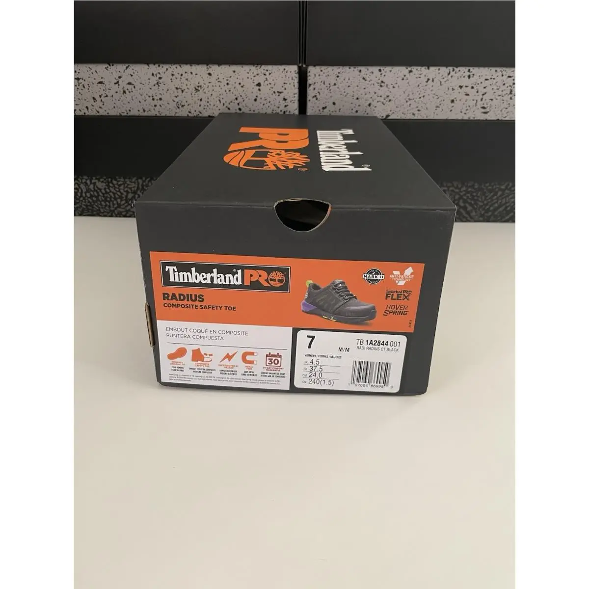 Timberland shoes - Timberland PRO Radius Composite Safety Toe - TB1A2844001 - Black/Purple Hi-Vis (UPC: 0197064669950) 5