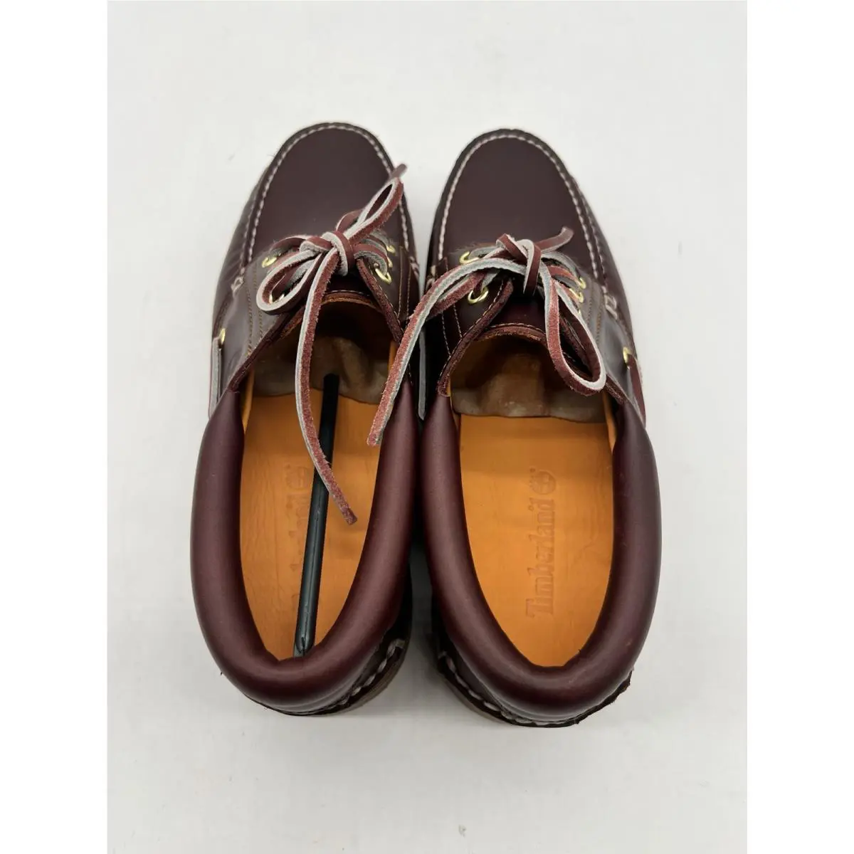 Timberland shoes - Timberland 3 Eye Lug Handsewn Boat Shoe - 50009 - Burgundy 14