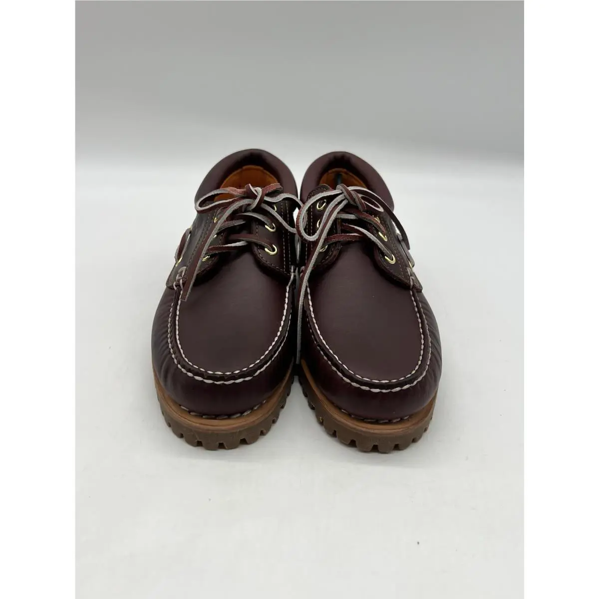 Timberland shoes - Timberland 3 Eye Lug Handsewn Boat Shoe - 50009 - Burgundy 0