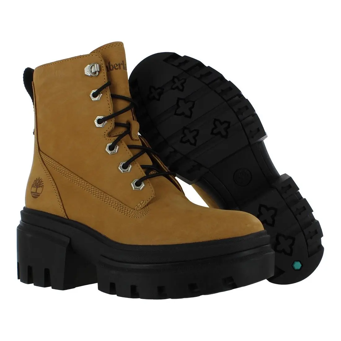 Timberland Everleigh 6 Inch Lace Up Womens Shoes Size 5.5 Color: Wheat