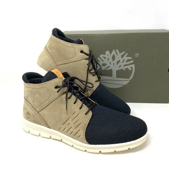 Timberland shoes - Timberland Graydon Chukka Sneaker Boots Nubuck Leather - A24KE - Brown (UPC: 192363366647) 2