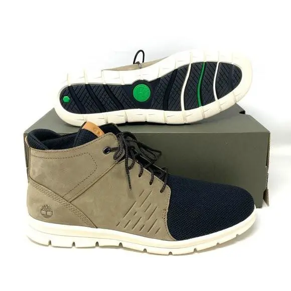 Timberland shoes - Timberland Graydon Chukka Sneaker Boots Nubuck Leather - A24KE - Brown (UPC: 192363366647) 4