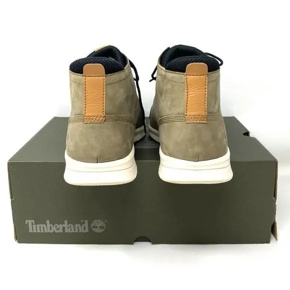 Timberland shoes - Timberland Graydon Chukka Sneaker Boots Nubuck Leather - A24KE - Brown (UPC: 192363366647) 6