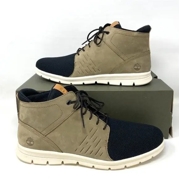 Timberland shoes - Timberland Graydon Chukka Sneaker Boots Nubuck Leather - A24KE - Brown (UPC: 192363366647) 1