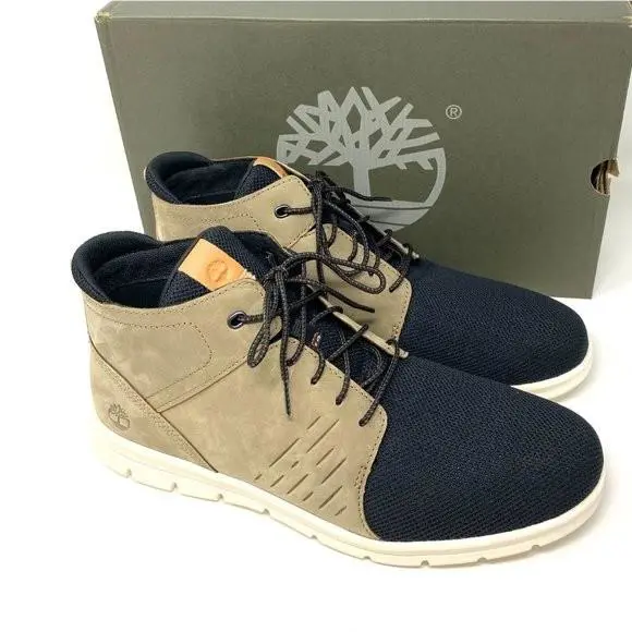 Timberland shoes - Timberland Graydon Chukka Sneaker Boots Nubuck Leather - A24KE - Brown (UPC: 192363366647) 3