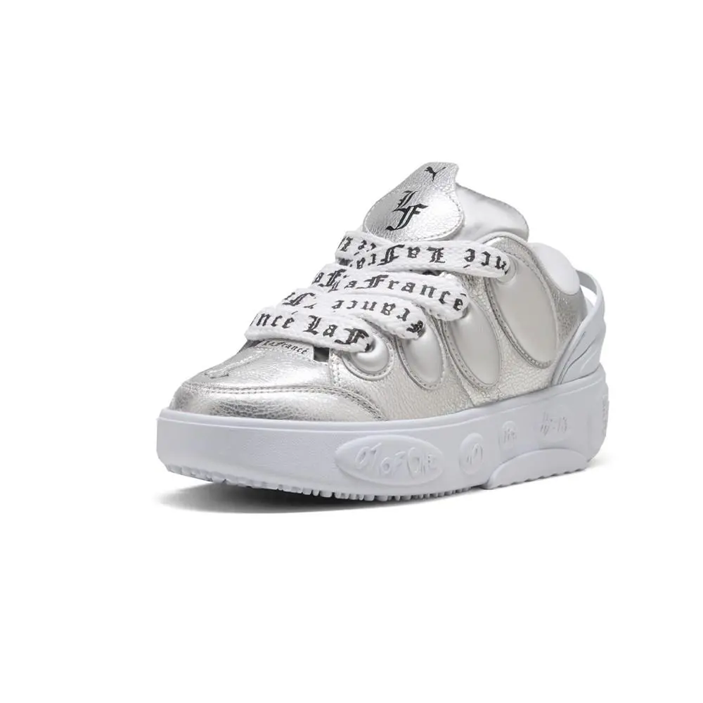Puma shoes - PUMA La Francé Chrome Lace Up  Youth - 31133901 - Grey 0