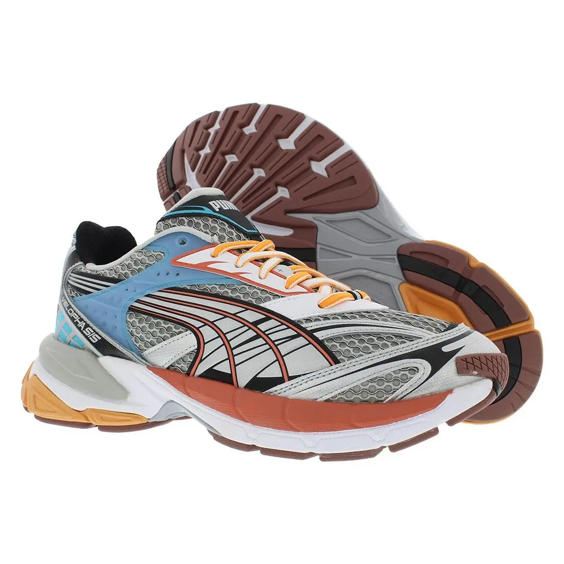 Puma shoes - Cool Light Gray/Chili Powder, Main: Grey 4