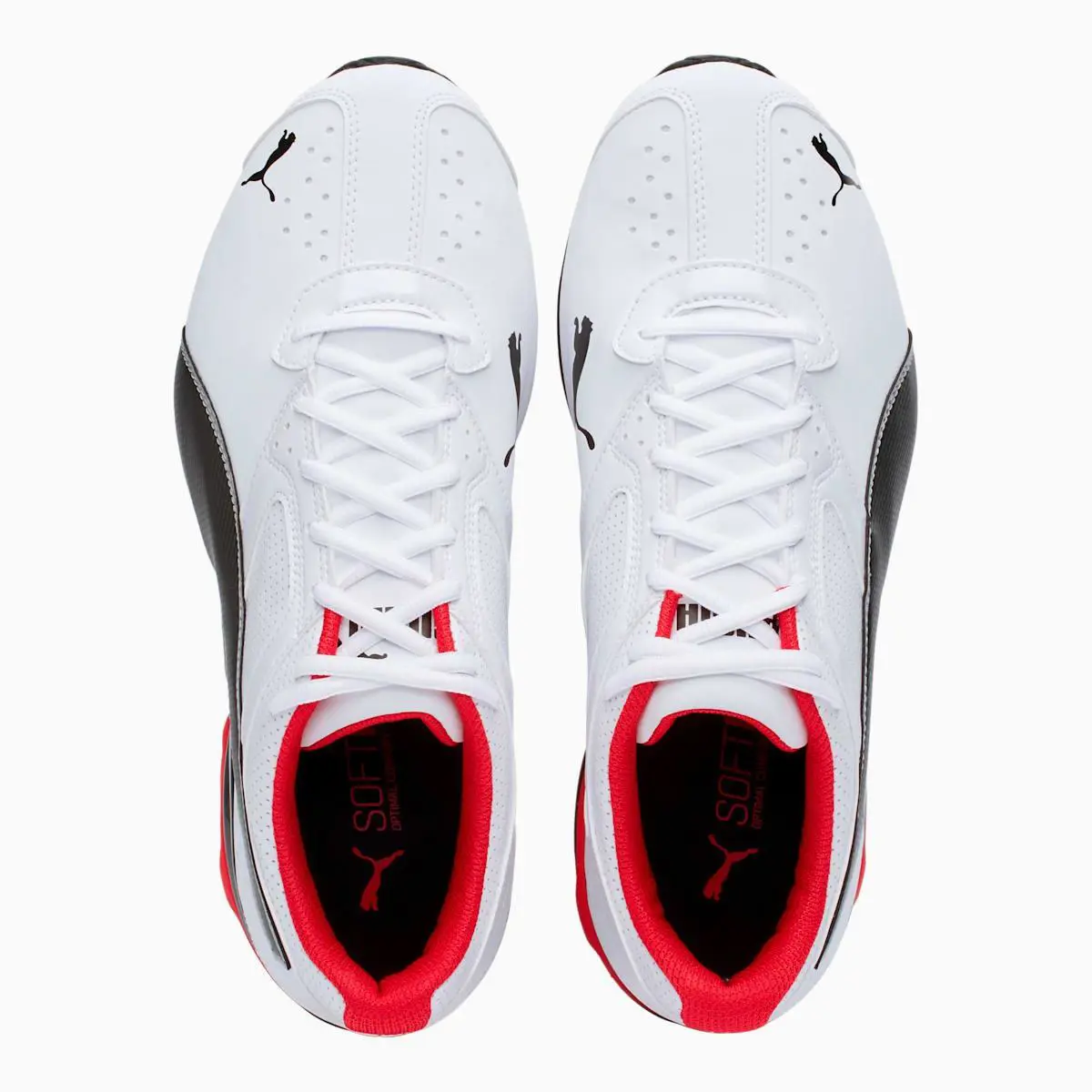Puma shoes - WHITE/BLACK/SILVER 4