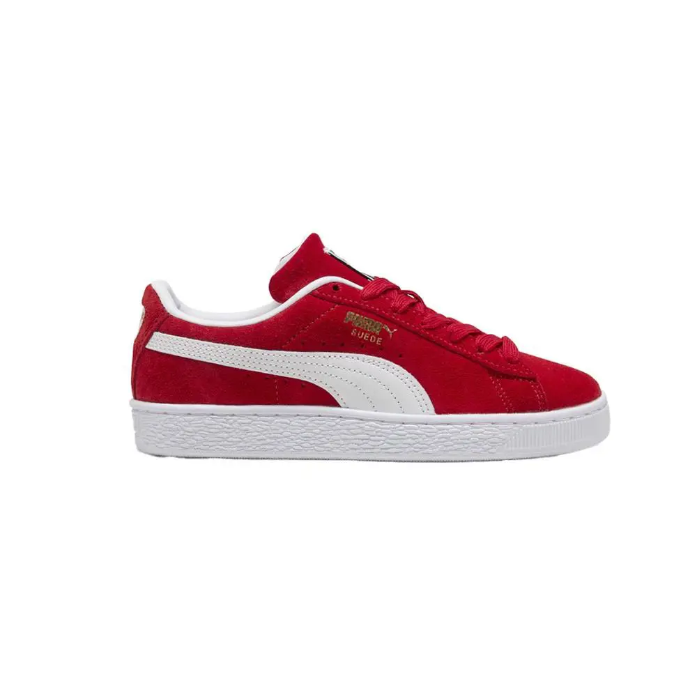 Puma Suede Classic Lace Up Youth Boys Red Sneakers Casual Shoes 39985302 - Red