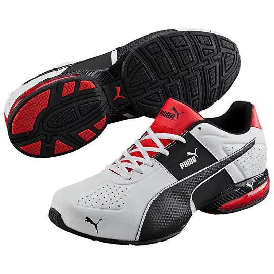 Puma shoes - white-black-flame scarlet 0