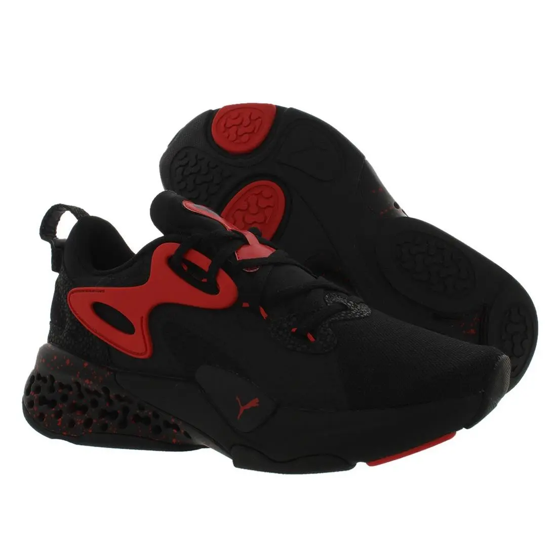 Puma shoes - Black/Red, Main: Black 4