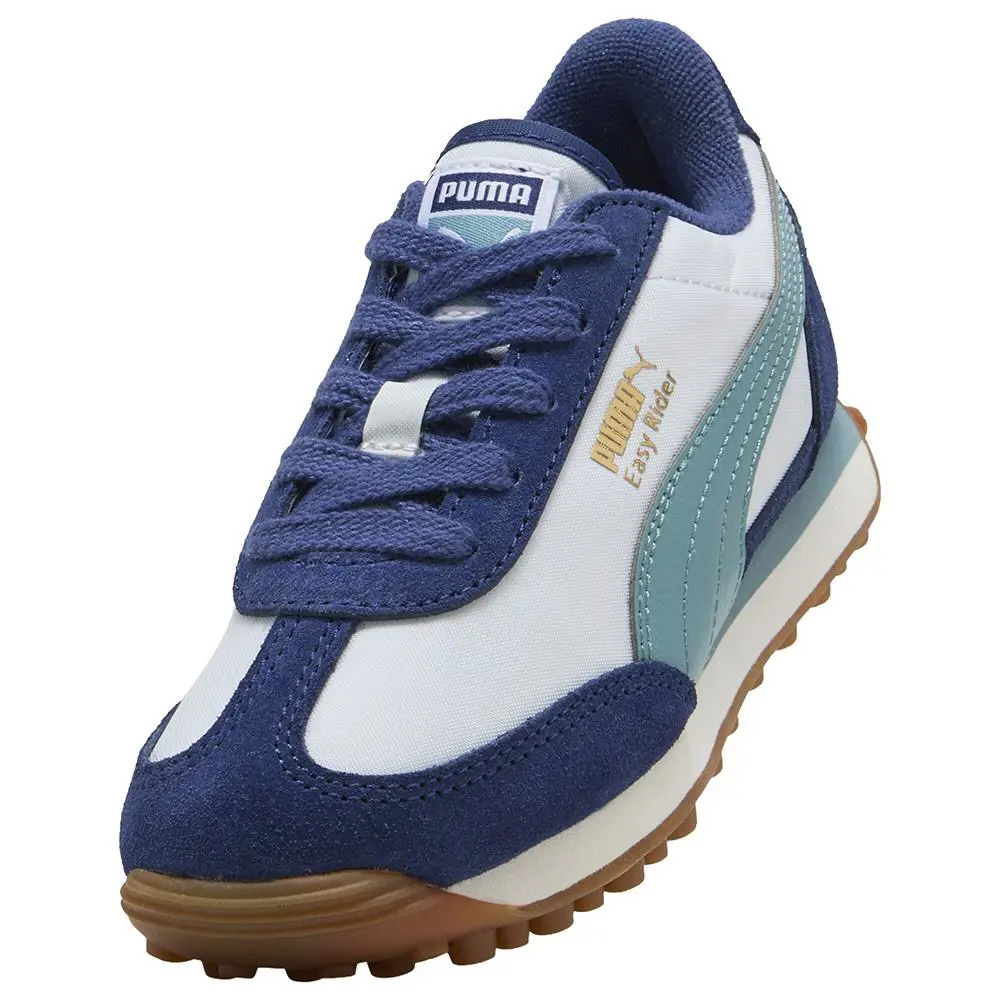 Puma shoes - PUMA Easy Rider Vintage Lace Up  Toddler - 39937229 - Blue, White 4