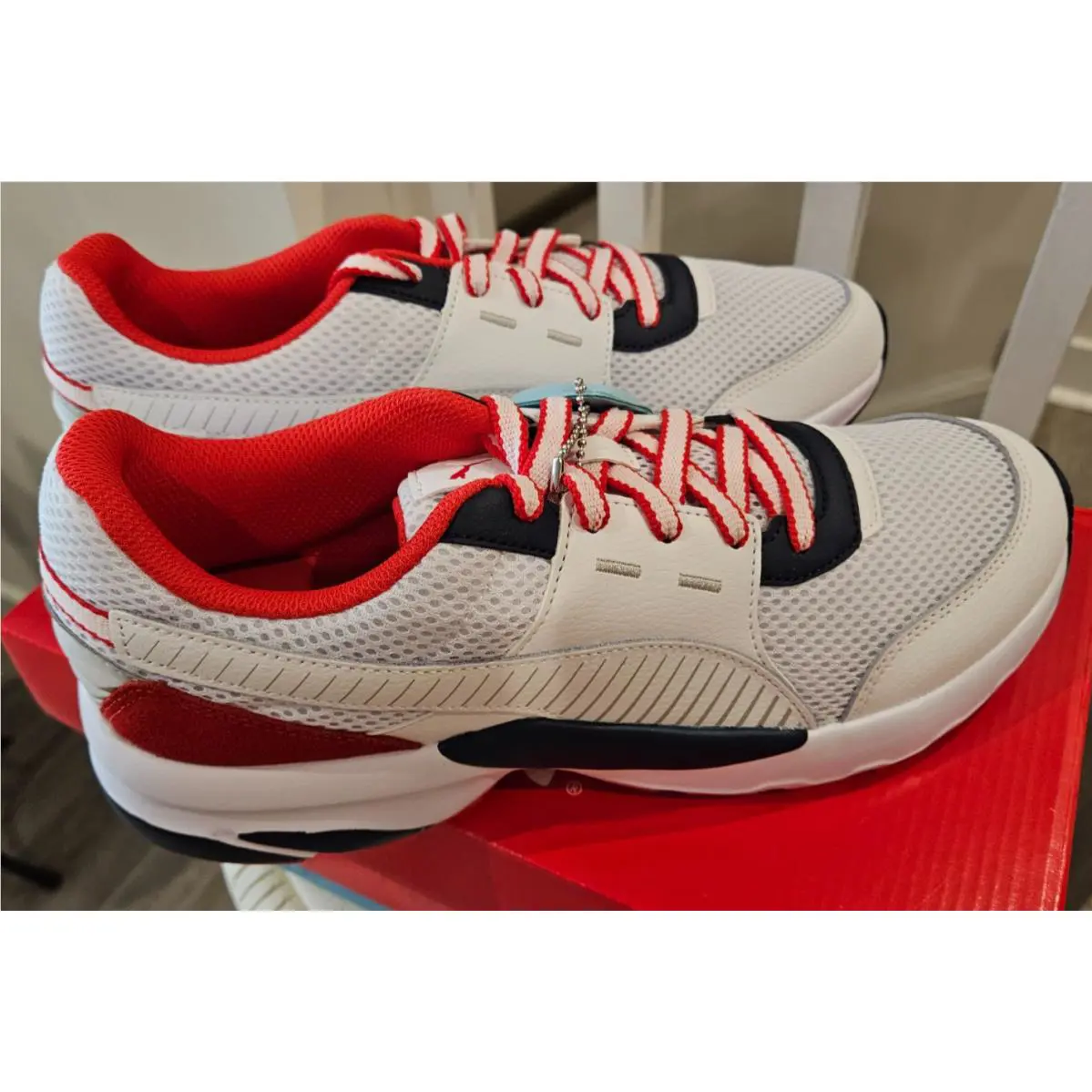 Puma shoes - PUMA Future - Future - 36950203 - Puma White / Peacoat / Red 1