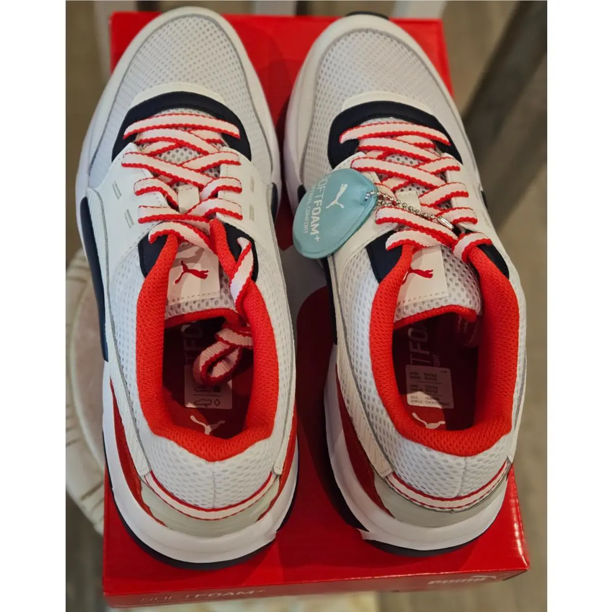 Puma shoes - PUMA Future - Future - 36950203 - Puma White / Peacoat / Red 2