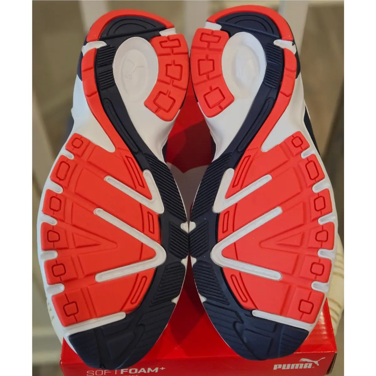 Puma shoes - PUMA Future - Future - 36950203 - Puma White / Peacoat / Red 5