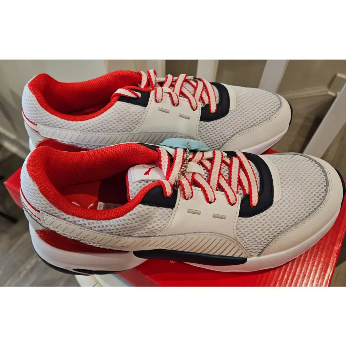Puma shoes - PUMA Future - Future - 36950203 - Puma White / Peacoat / Red 6