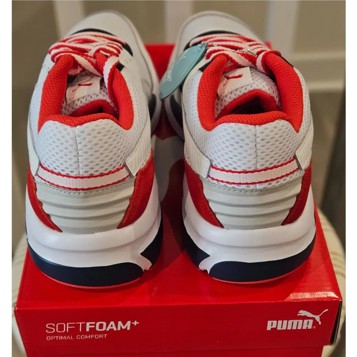 Puma shoes - PUMA Future - Future - 36950203 - Puma White / Peacoat / Red 7