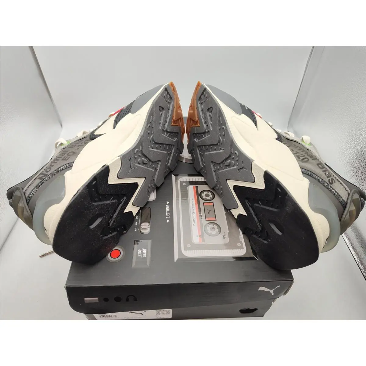 Puma shoes - PUMA RS-XL - RS-XL CASSETTE TAPE - DARK GRAY / IVORY / BLACK / RED (UPC: 196857592772) 9