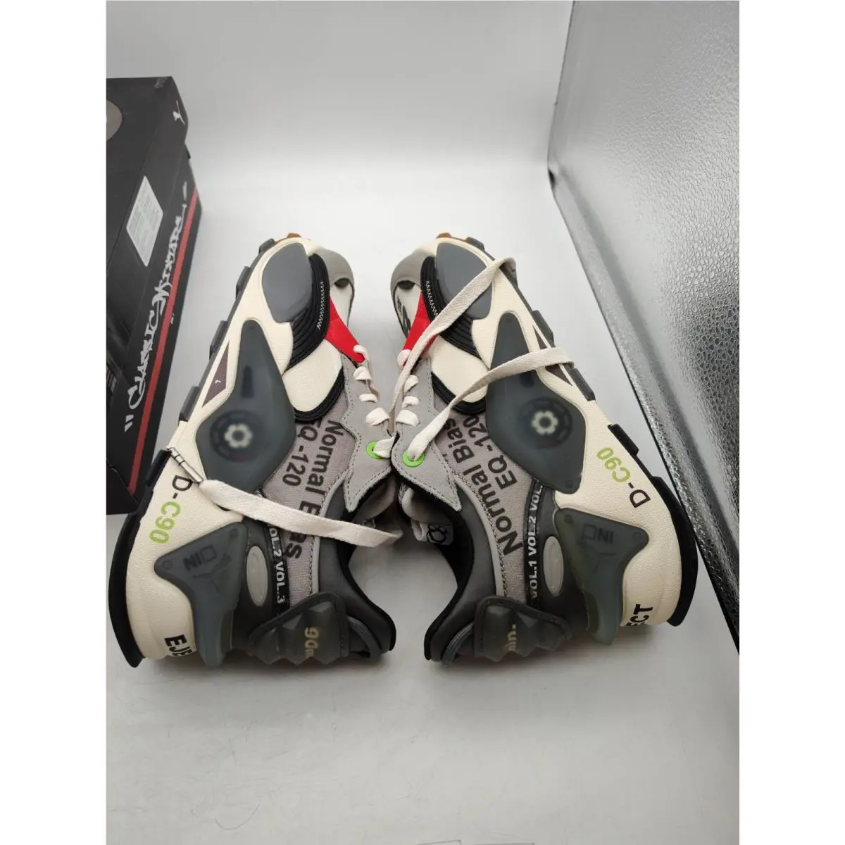 Puma shoes - PUMA RS-XL - RS-XL CASSETTE TAPE - DARK GRAY / IVORY / BLACK / RED (UPC: 196857592772) 7