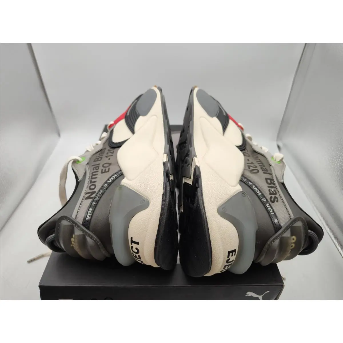 Puma shoes - PUMA RS-XL - RS-XL CASSETTE TAPE - DARK GRAY / IVORY / BLACK / RED (UPC: 196857592772) 10