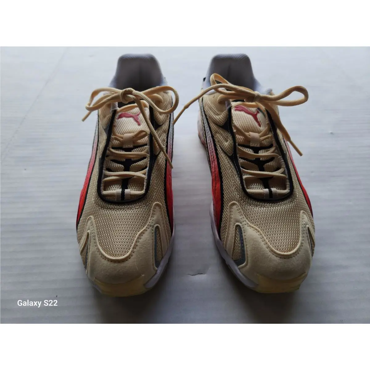Puma shoes - PUMA Inhale - Inhale - Beige, Red and Black 18