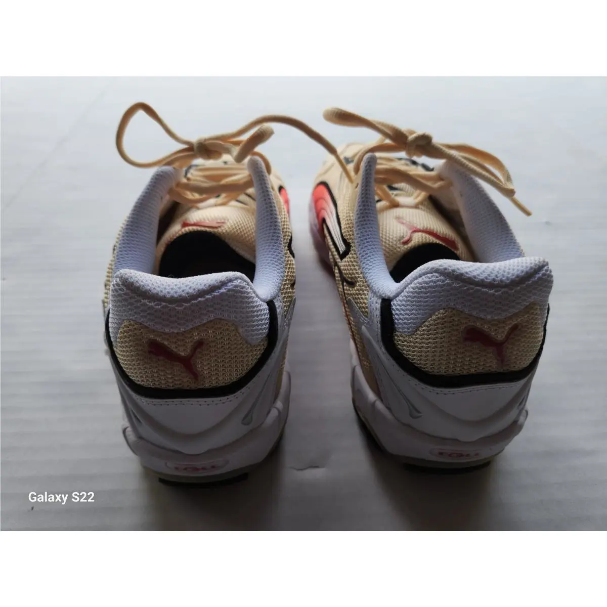 Puma shoes - PUMA Inhale - Inhale - Beige, Red and Black 5